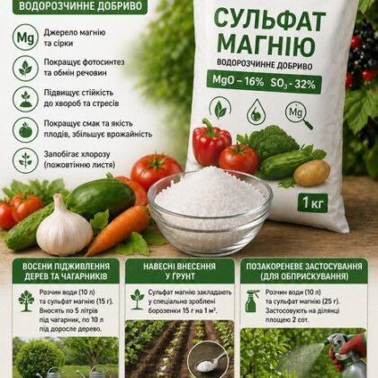 Сульфат Магнію 100 грам