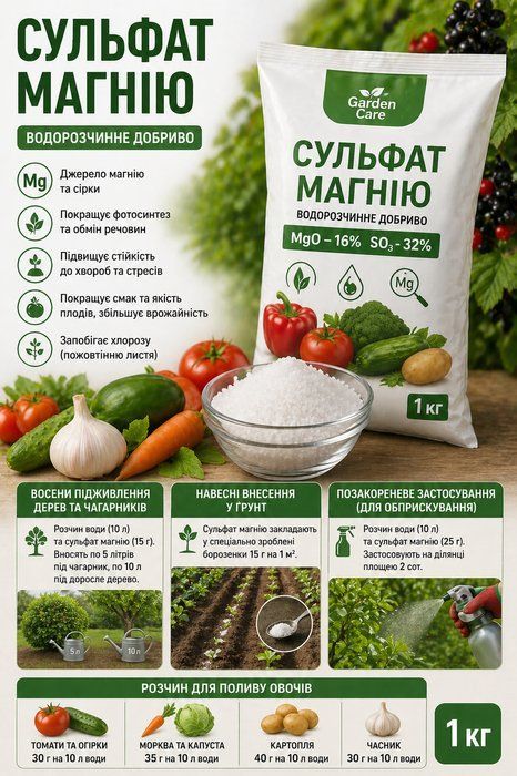 Сульфат Магнію 100 грам
