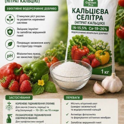 Кальцієва селітра (нітрат кальцію) 100 грам