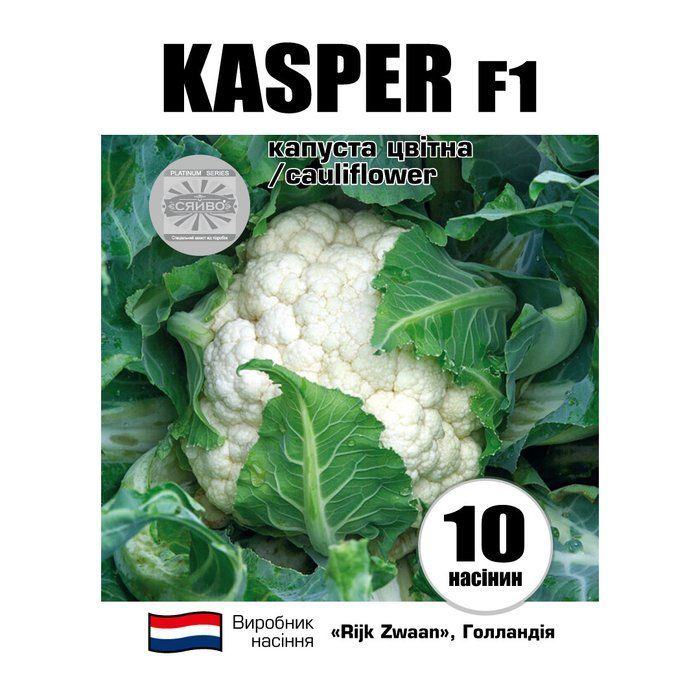 Каспер F1 / Kasper F1 10 насіння капусти кольорова